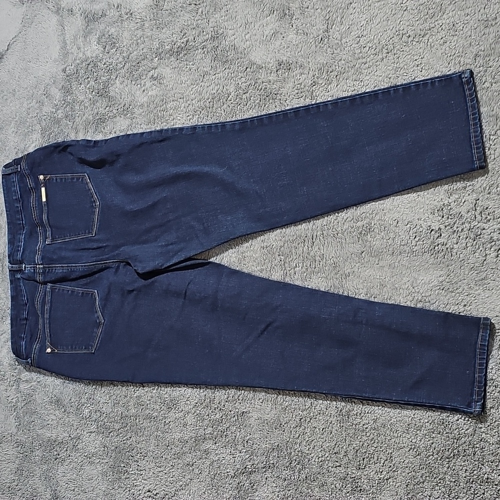 Chico's So Slimming Girlfriend Ankle Dark Wash Jean Size 1.5 Medium US Size 10 - Picture 9 of 9